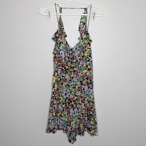 ✨3/$15 UO Kimchi Blue colorful floral romper 8